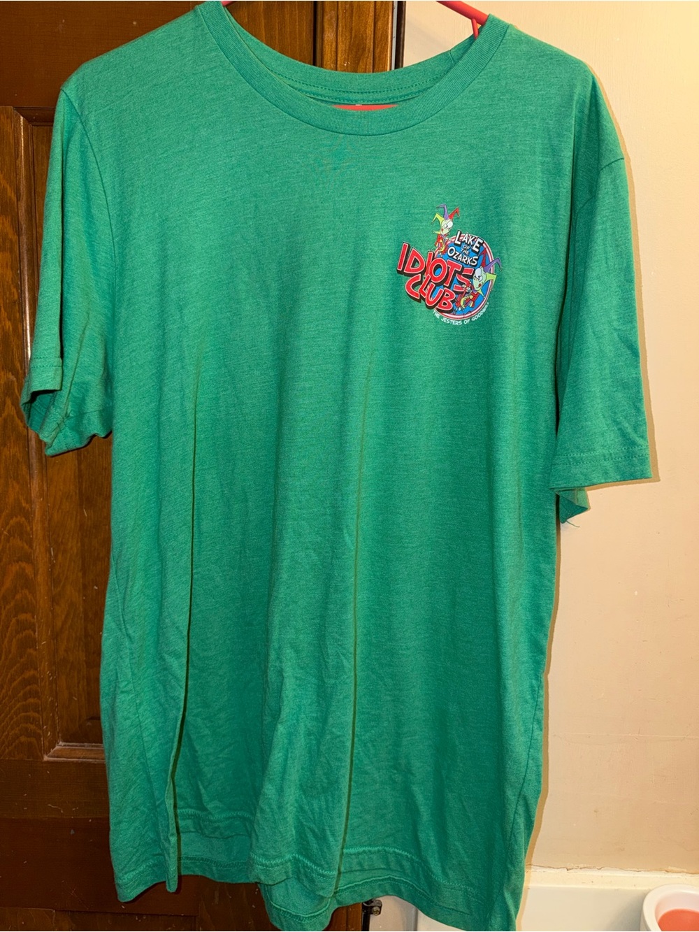 Green 'Idiot Club' Graphic Tee
